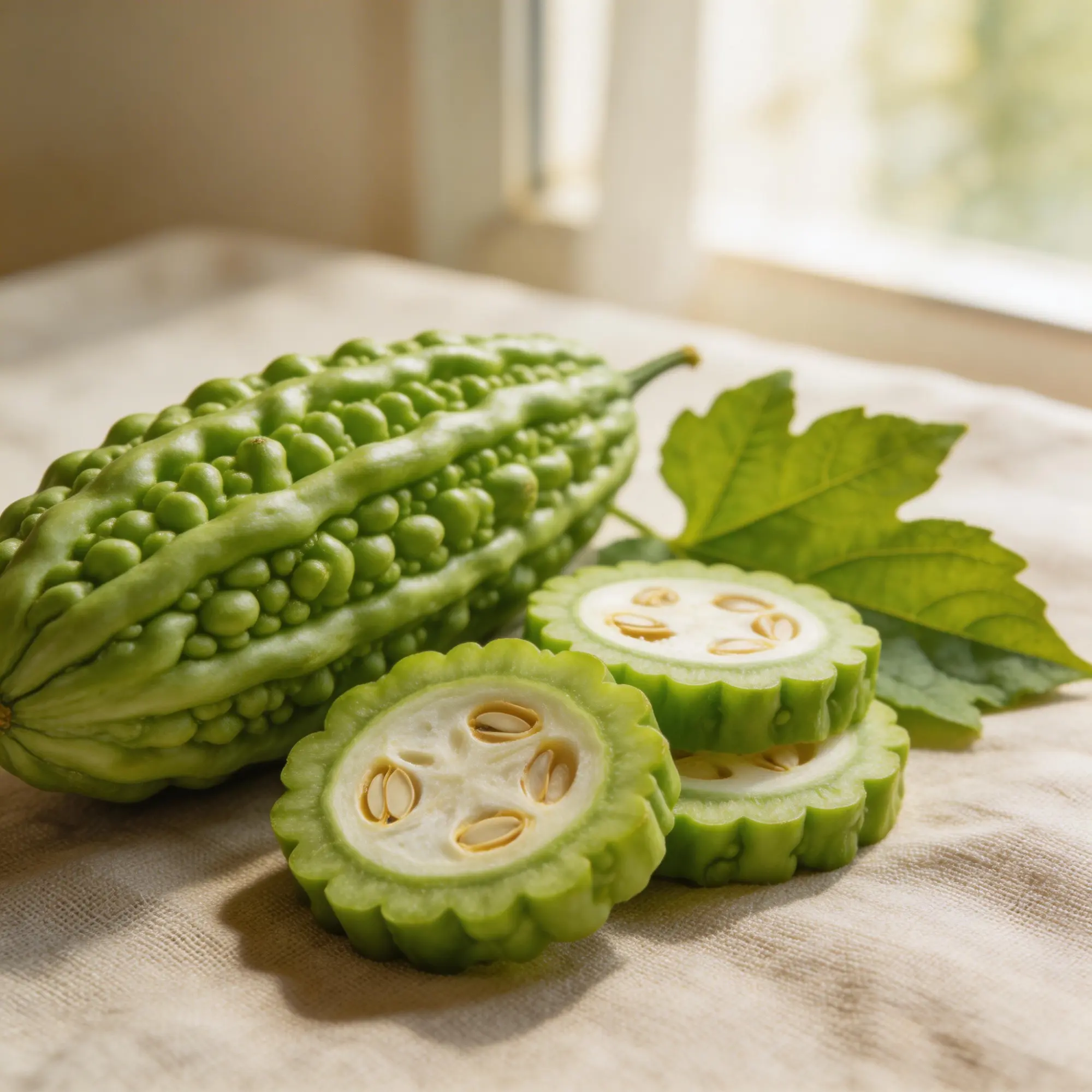 Bitter Melon fruit and extract capsules