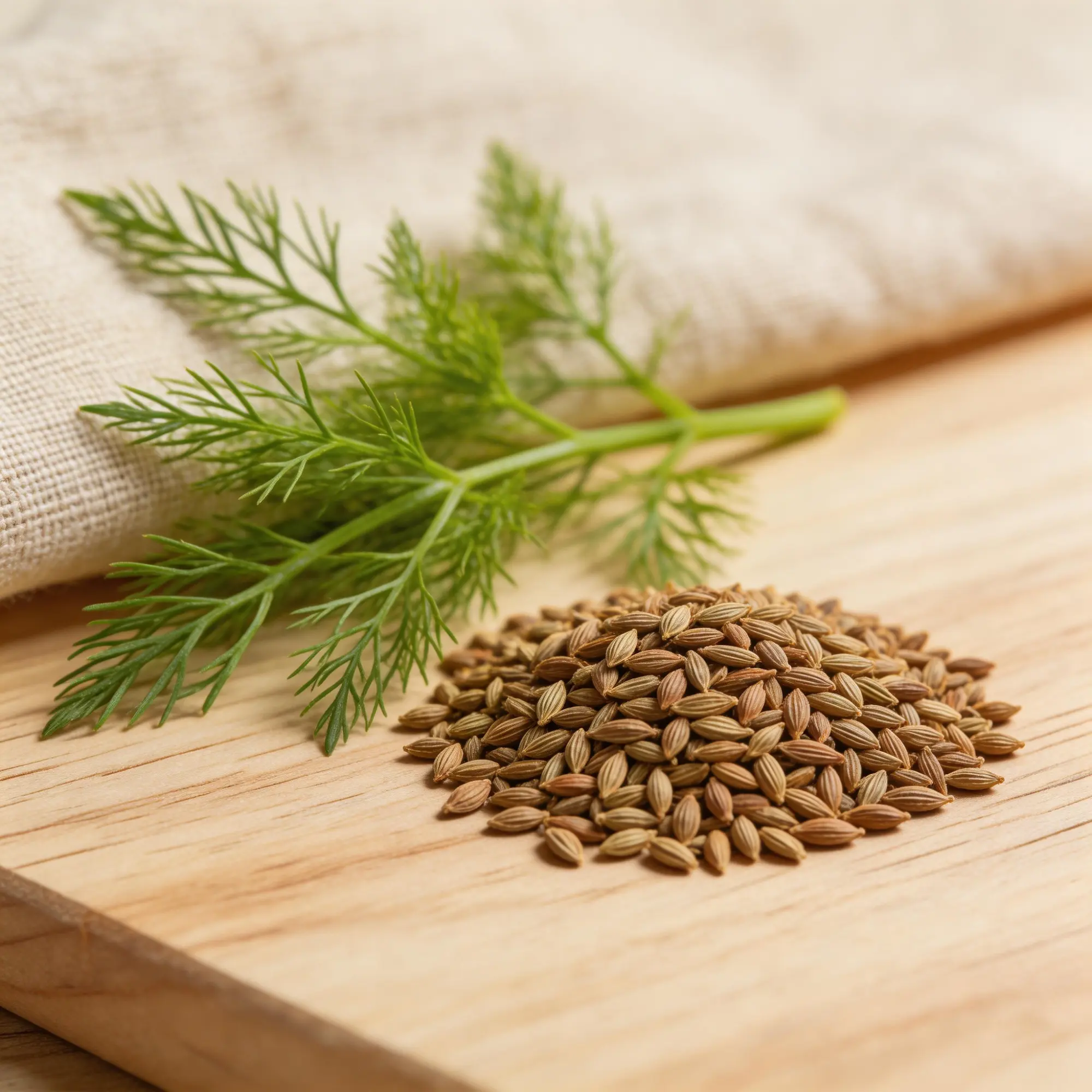 Fennel seeds and extract supplement capsules