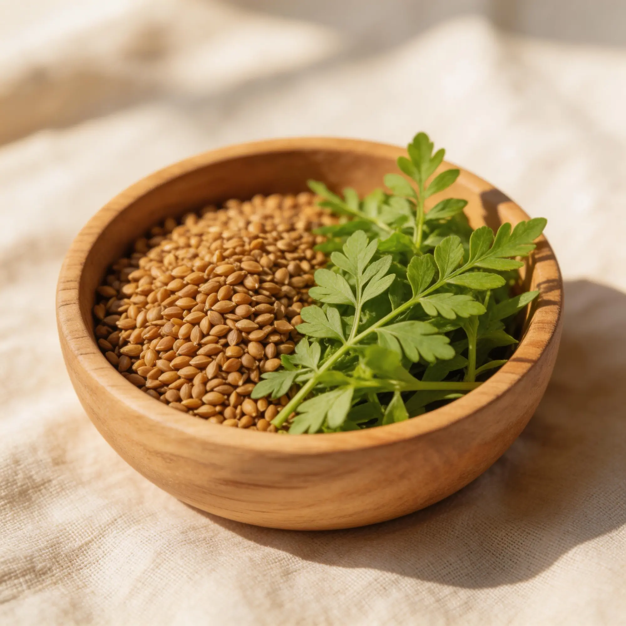 Fenugreek seeds and supplement capsules