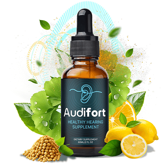 Audifort Natural Ear Health Support Supplement Bottle