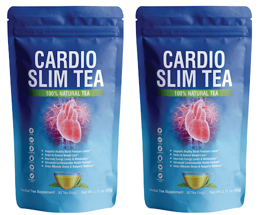 Cardio Slim Tea Heart Health & Weight Loss Tea Boxes & Brewed Cup Demo