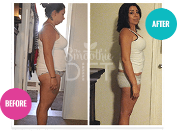Danielle 8 lbs in 1 Week Before After
